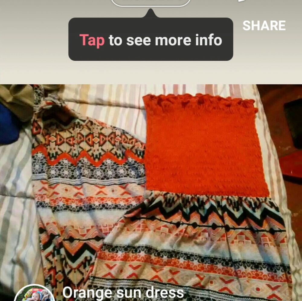 Knee length sun dress